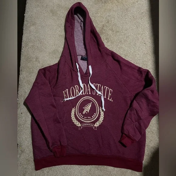 Women’s Florida State University Seminoles Cropped Hoodie size medium - Picture 1 of 4
